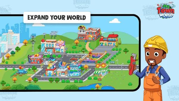 我的城镇世界2024最新版(my town world)下载,我的城镇世界,儿童手游,模拟手游