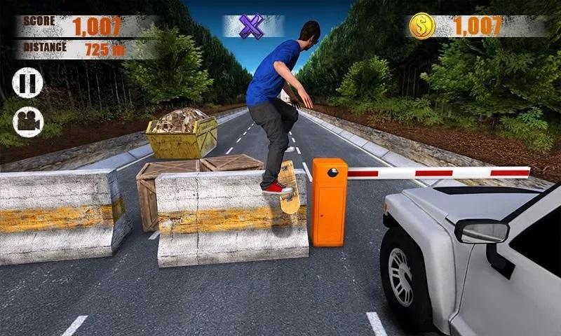 街头滑板3d破解版下载,街头滑板3d,滑板游戏,竞技游戏